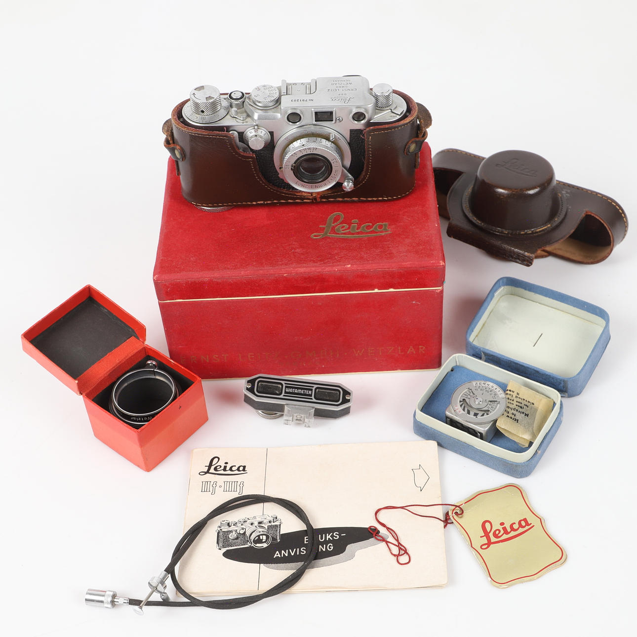 Boîtier Leica IIIf De 1955 Avec Retardateur, Leitz, Collection