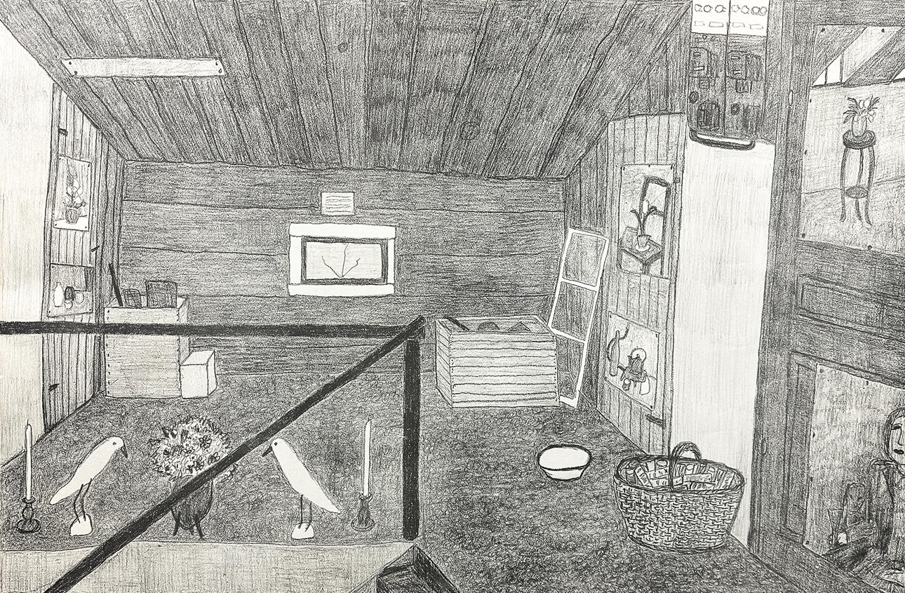 MONA JOHANSSON. LITHOGRAPH, “På”, Signed and dated -72, Numbered 206/275.