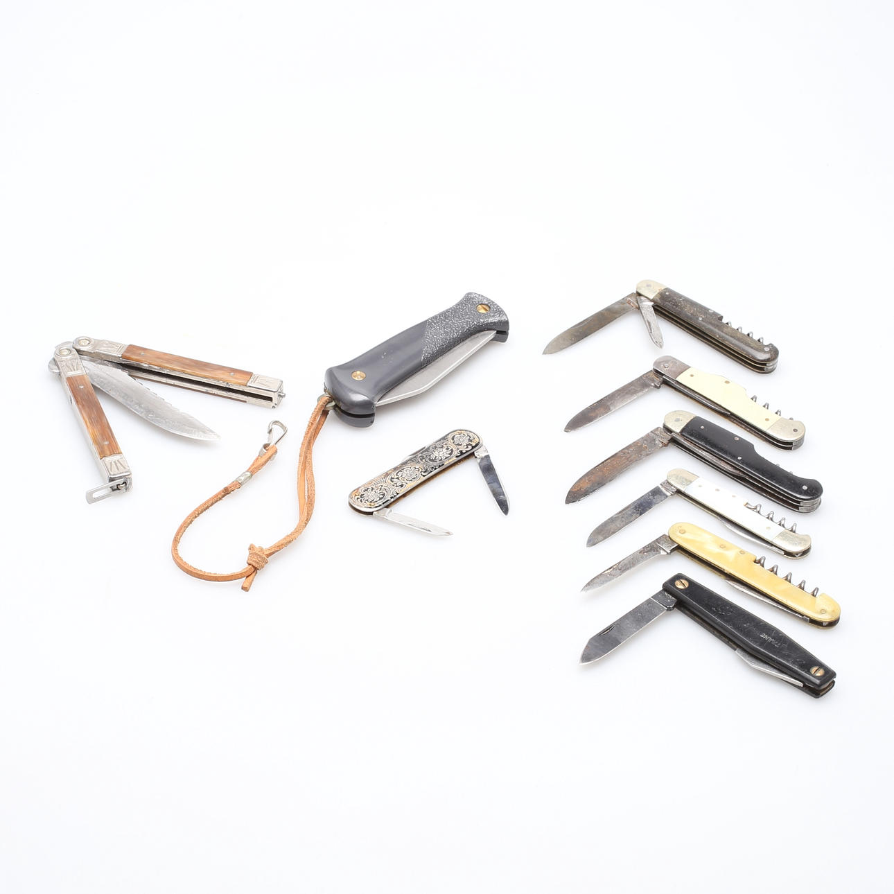 KNIVAR, 9 st, Svenska, 1900-tal.