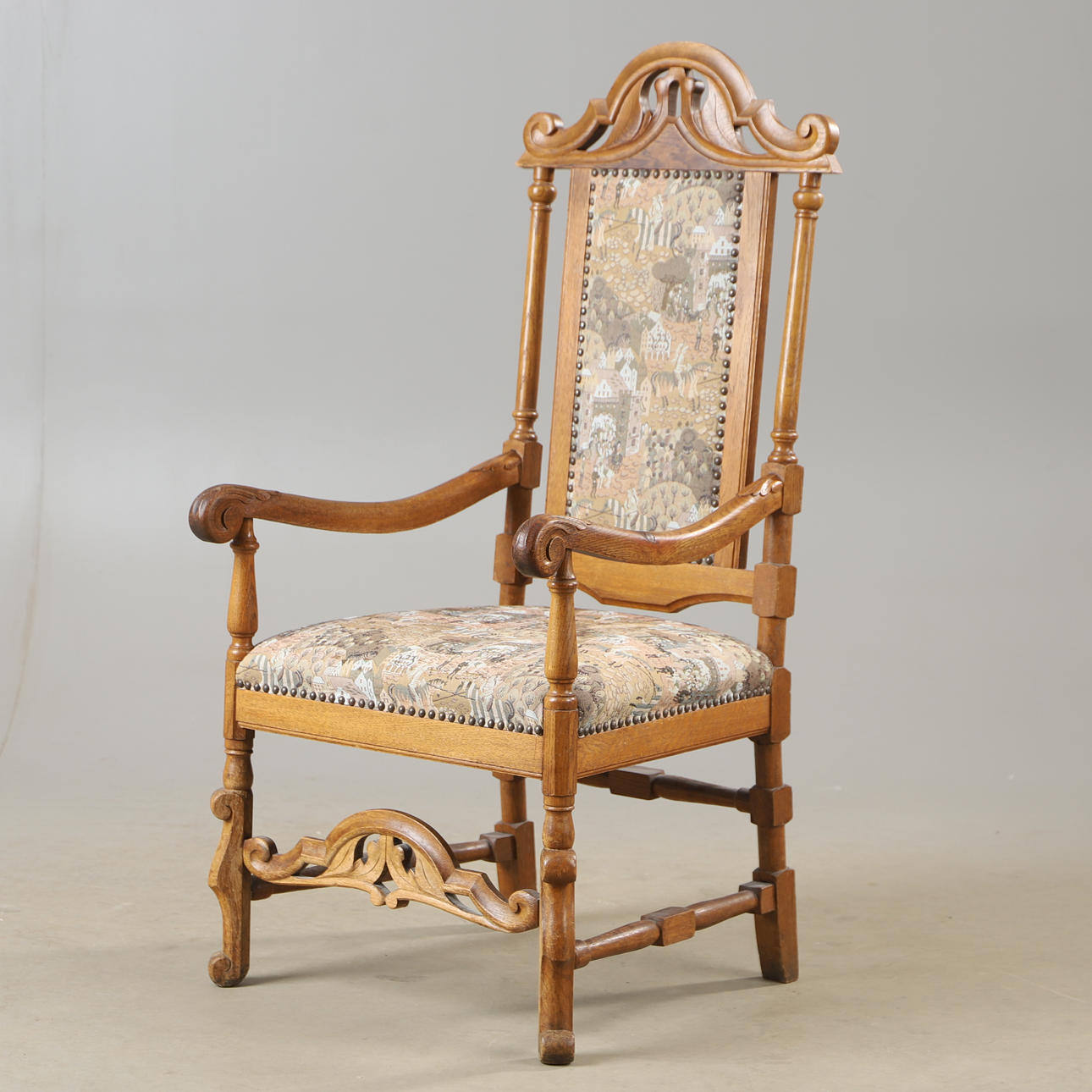 KARMSTOL, ek, 1900-talets första hälft.