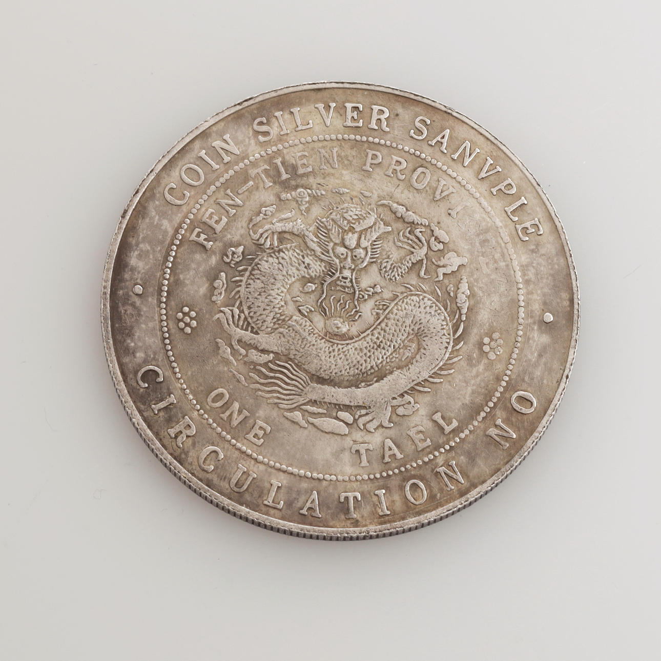 A display coin, 1 Tael, Tai-Ching-Ti-Kuo, China, 20th century. Coins,  Medals & Stamps - Coins & Banknotes - Auctionet