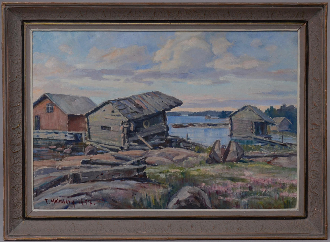 TURE MALMBERG, olja på duk.