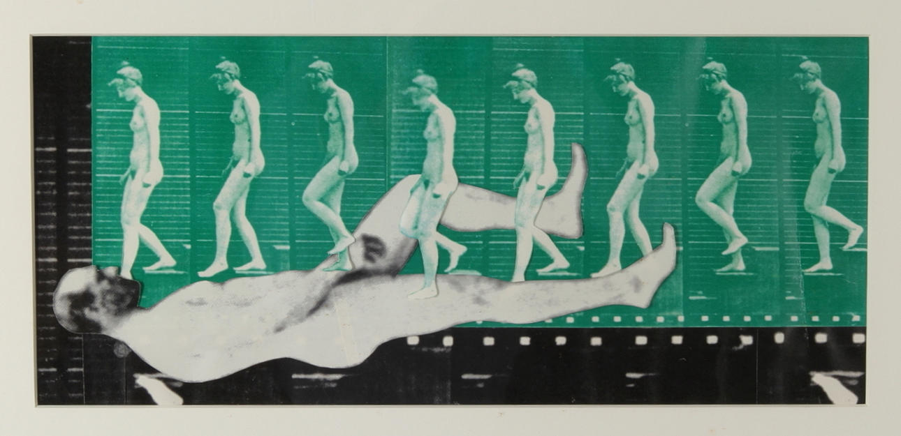 SÖREN BRUNES. "Kom hem. All är förlåtet", kollage, á tergo med signering och daterad -96.