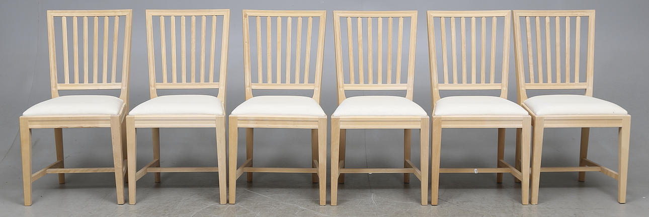 STOLAR, 6 st, så kallade leksandstolar, 1900/2000-tal.