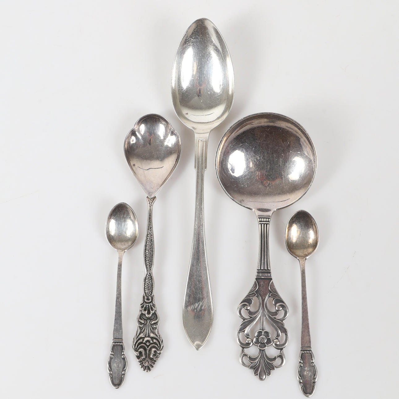 SKEDAR, 5 stycken, silver.