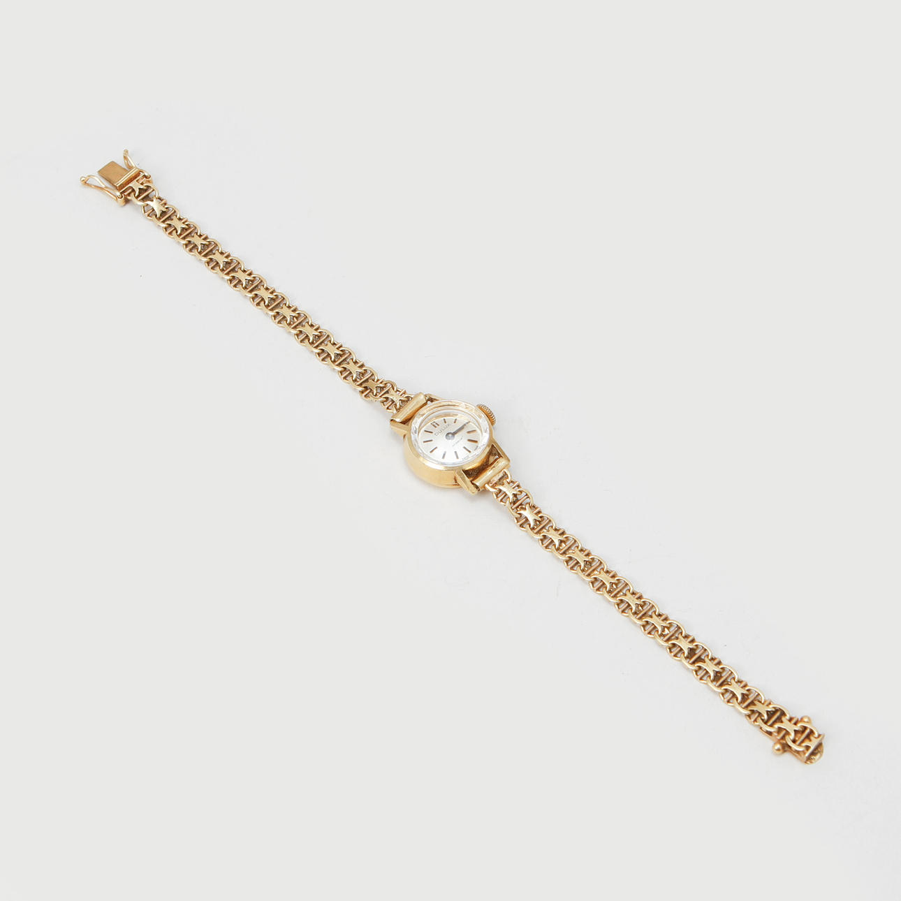 Armbandsur, Dulux, 18k guld, totalvikt ca 15,1 gram.