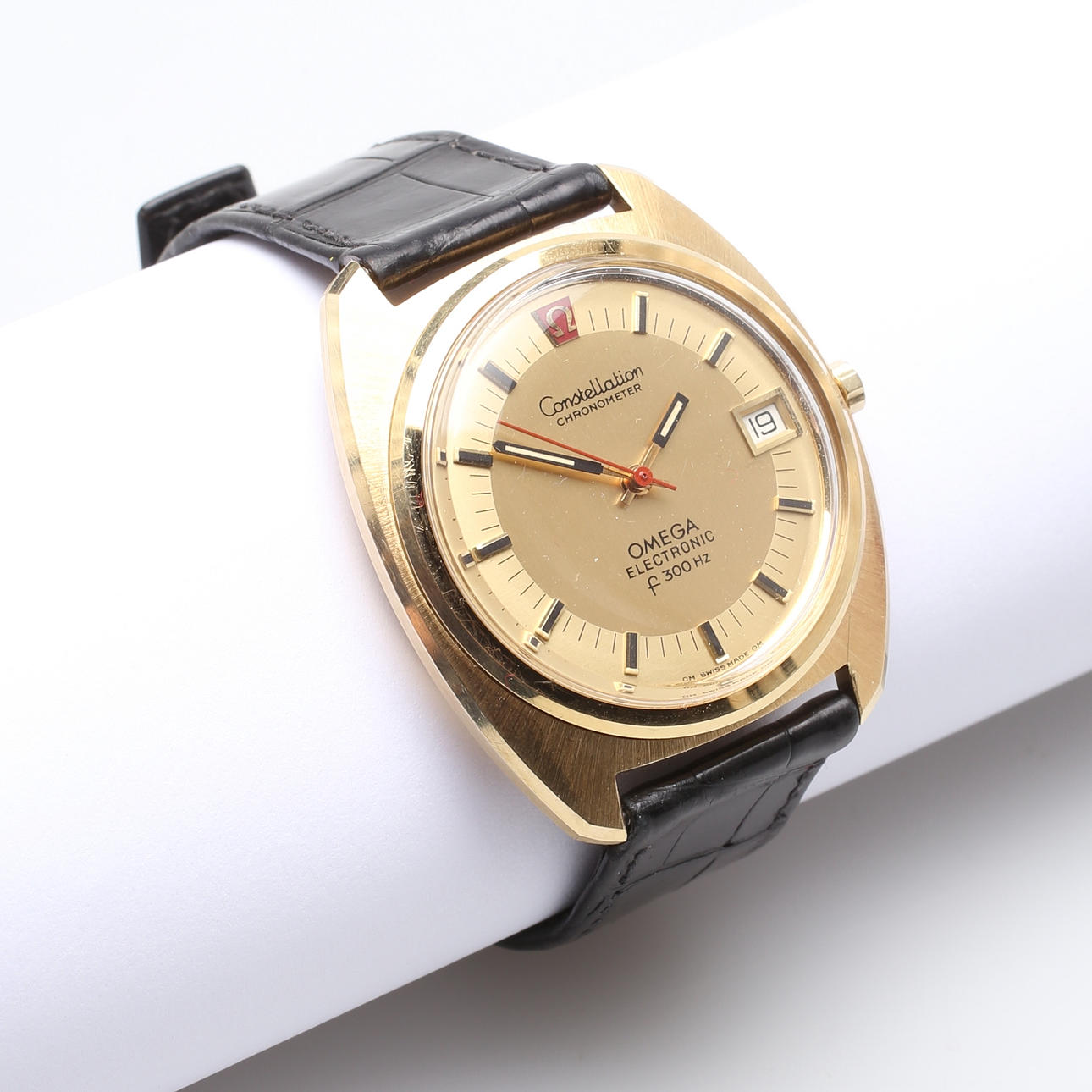 HERRARMBANDSUR, Omega Constellation, 18 k, stämgaffelur.