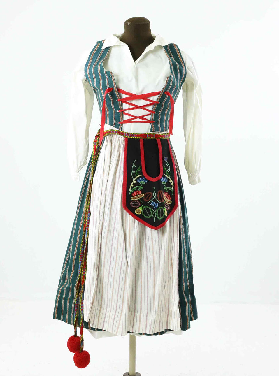 FOLKDRÄKT, barn, Njutånger, 1900-tal.