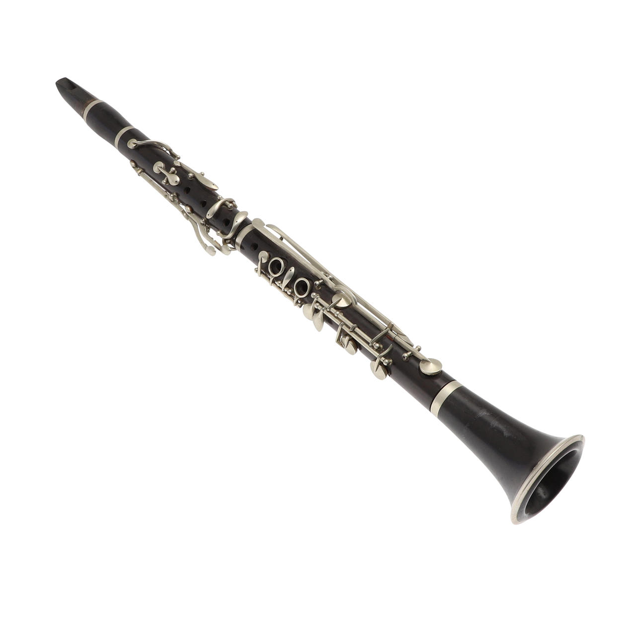 CLARINETE DE MADERA ANTIGUO.