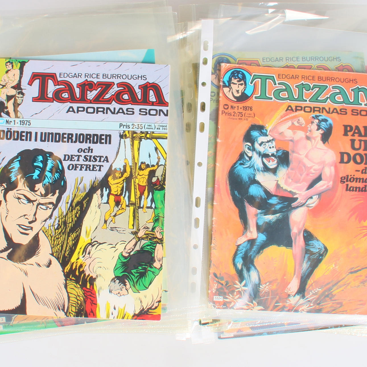 SERIETIDNINGAR, 129 st. Tarzan, 1972-1976.
