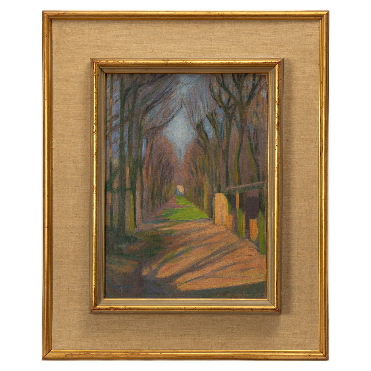 EINAR NERMAN. Oil on panel, signed E Nerman and dated 1912.