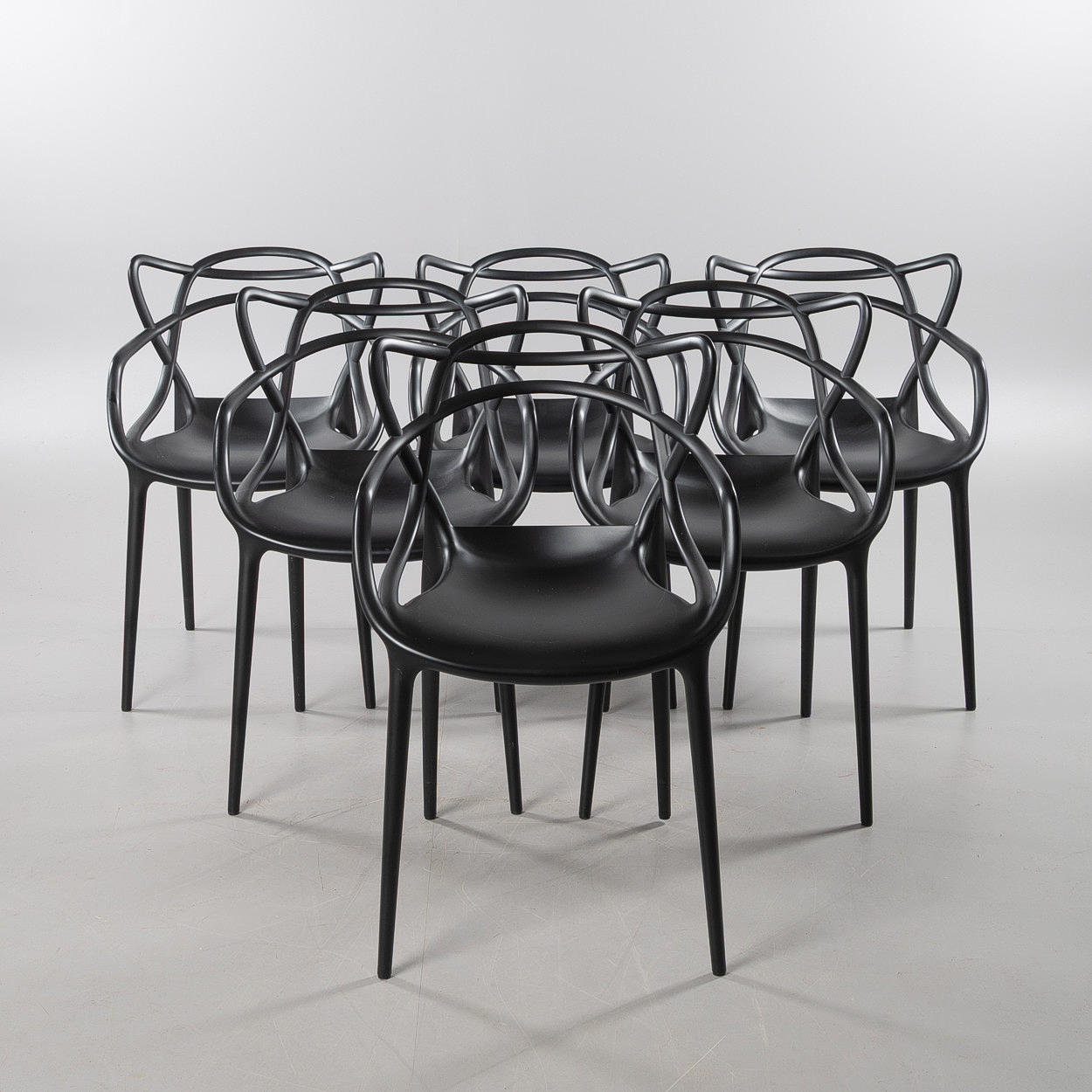 PHILIPPE STARCK. 6 chairs' Masters', Kartel.