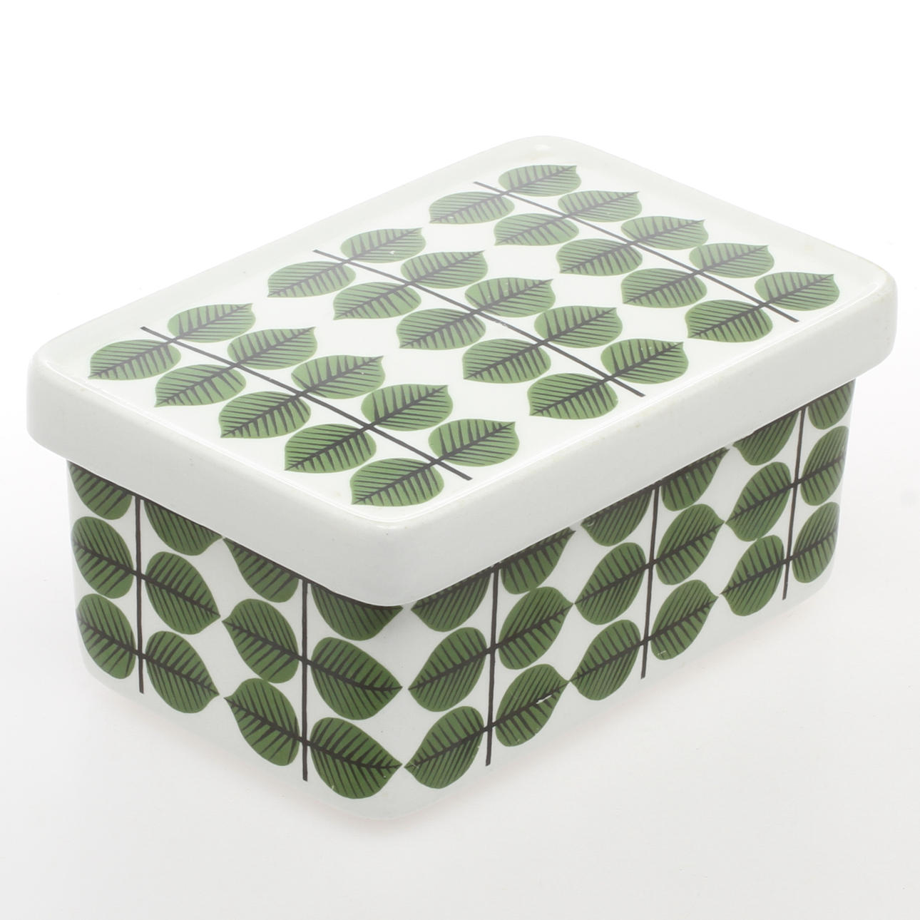 SMÖRASK, posliini, "Berså", Stig Lindberg, Gustavsberg.