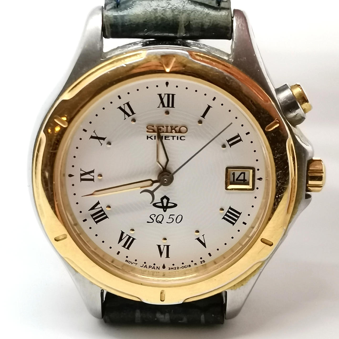 SEIKO KINETIC SQ 50 WRISTWATCH.