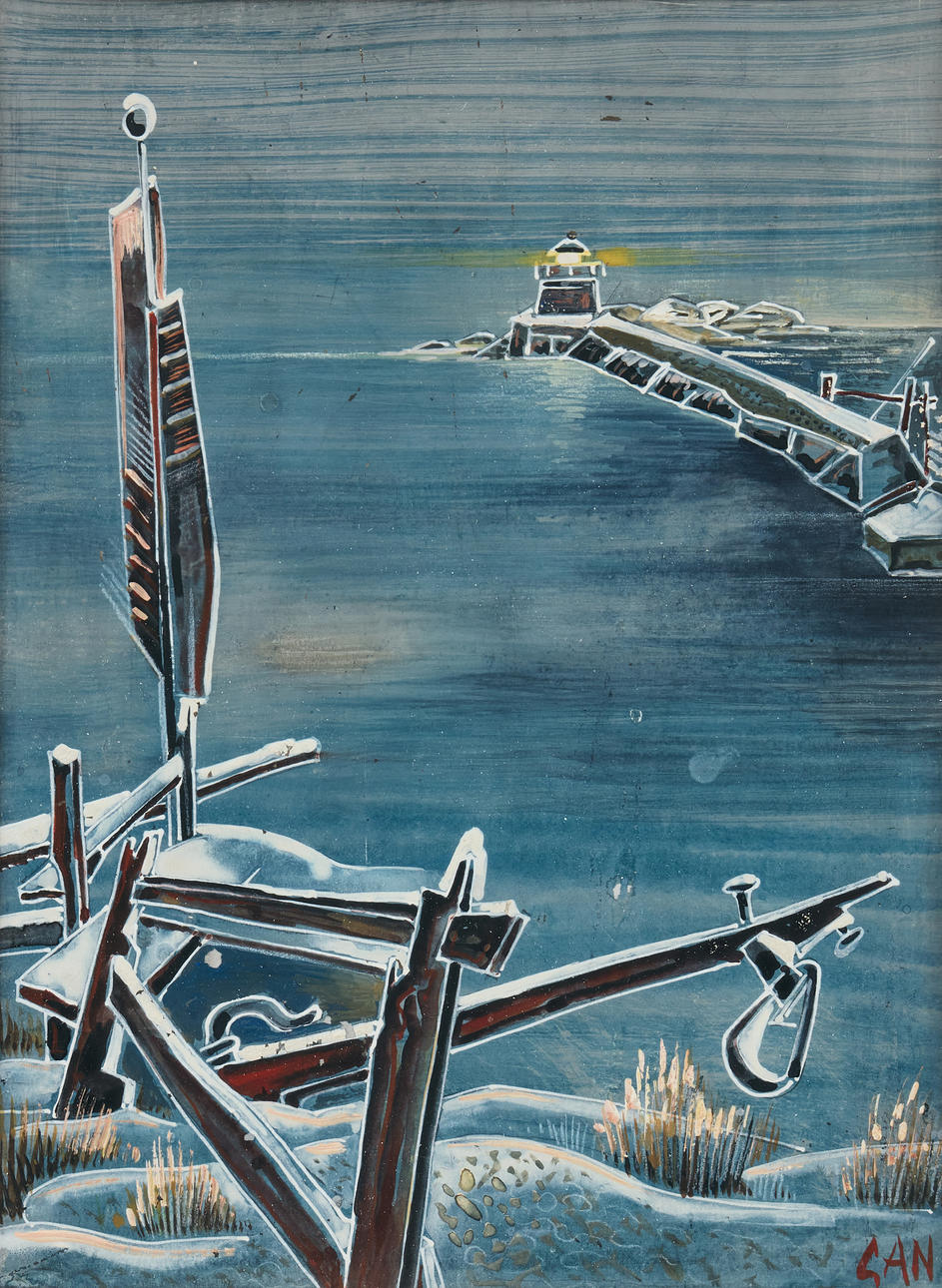GÖSTA ADRIAN-NILSSON. Winter writing.