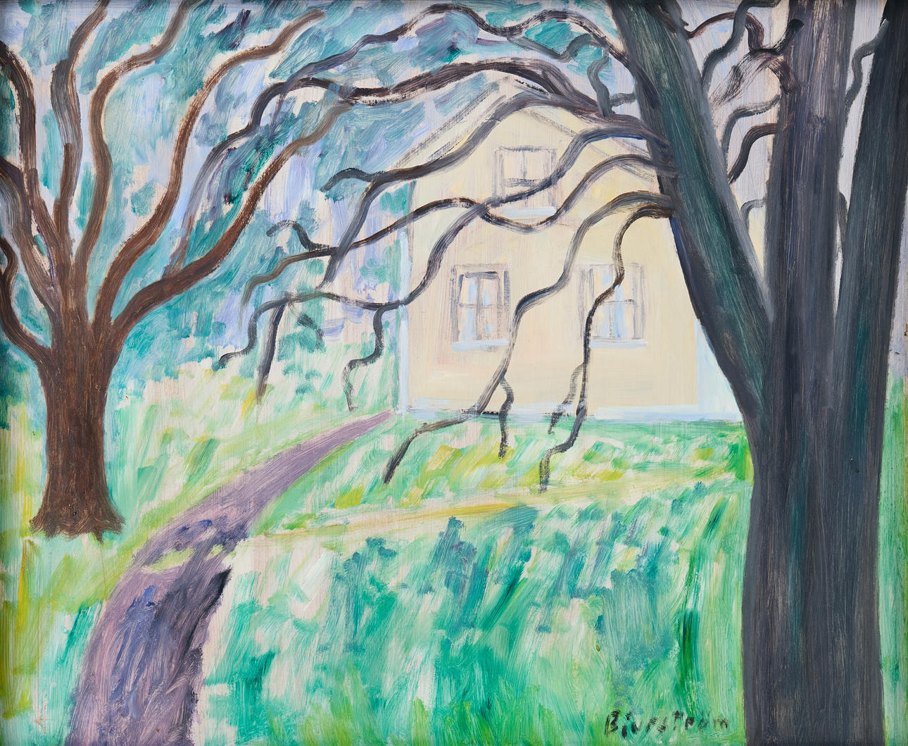 TOR BJURSTRÖM. The bright yellow house.