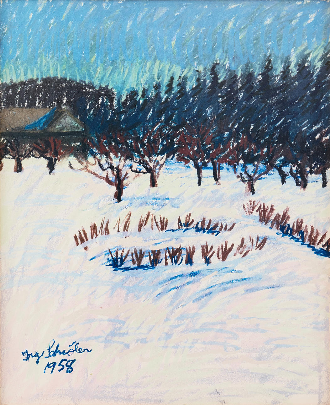 INGE SCHIÖLER. Winter image.