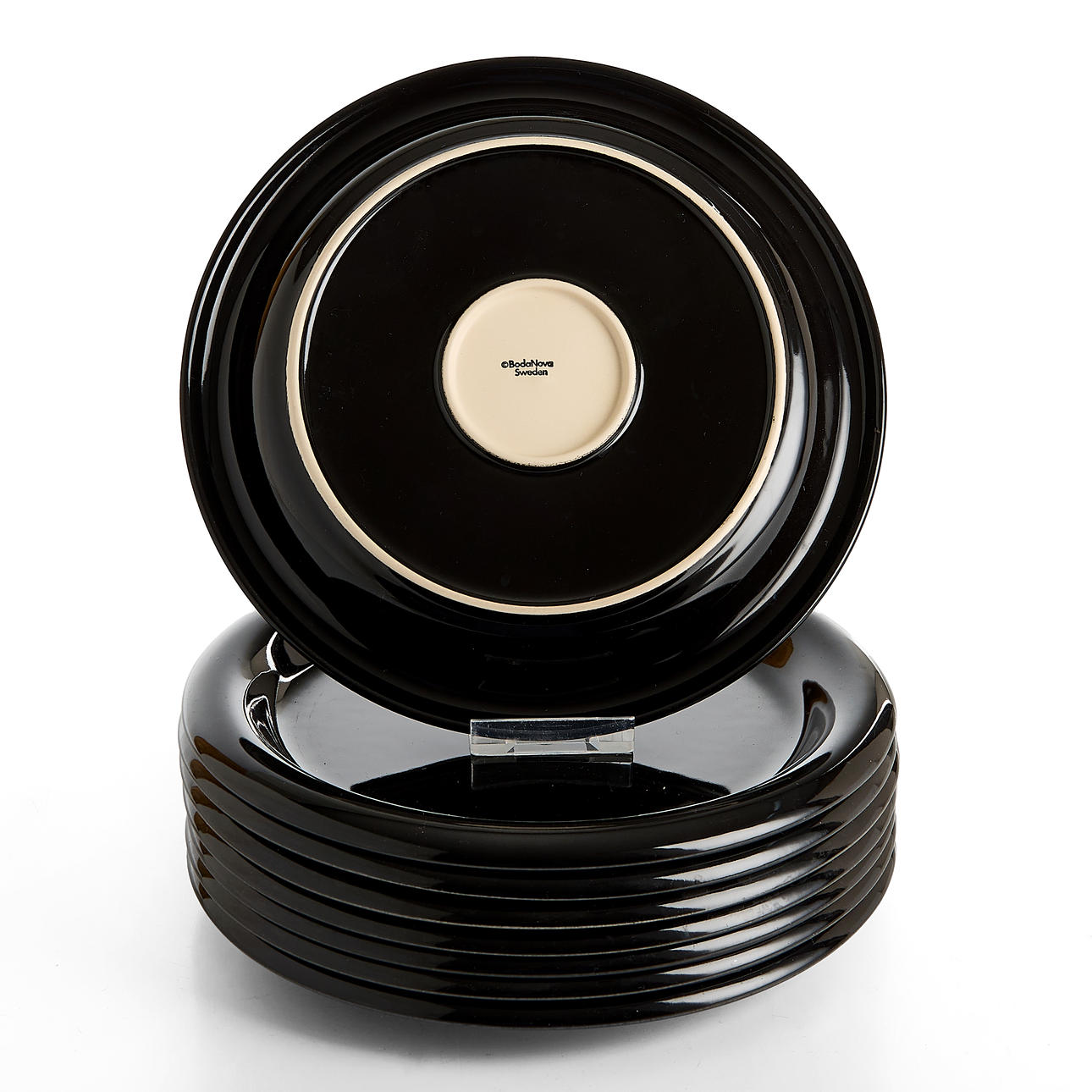 SIGNE PERSSON-MELIN. Dinner plates,8 pcs. Ceramics. Boda-Nova