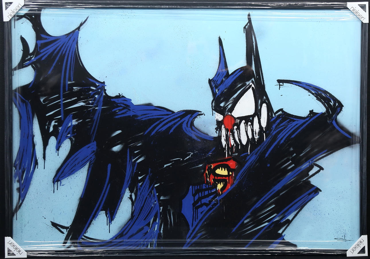 SLAWN. “Batman”, Print, stamp signed.