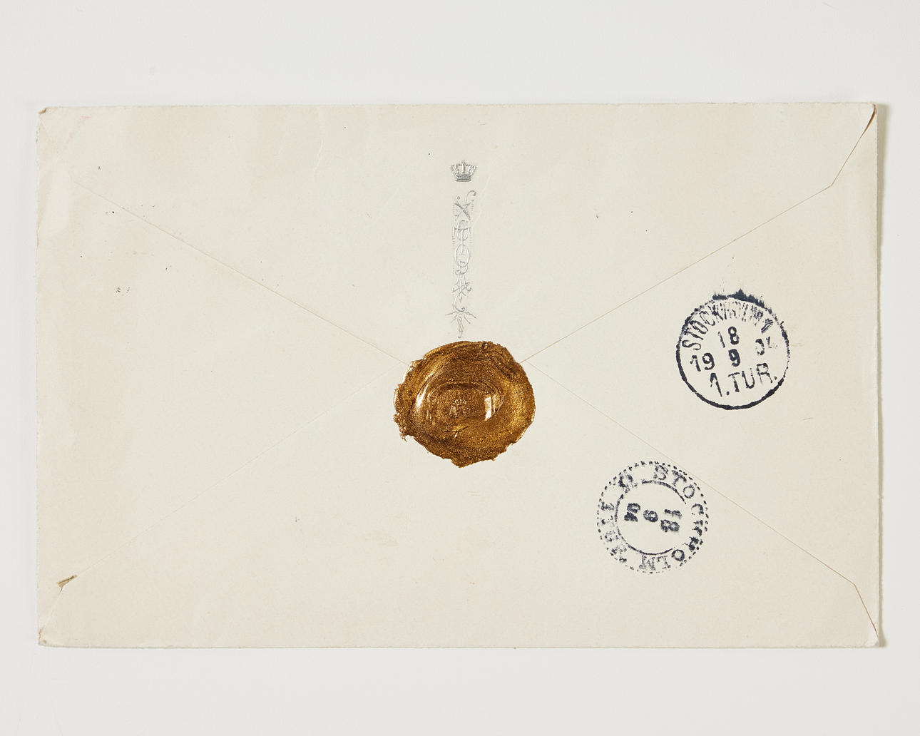 LETTER FROM QUEEN VICTORIA TO LOUIS PALANDER AF VEGA AS MINISTER OF ...