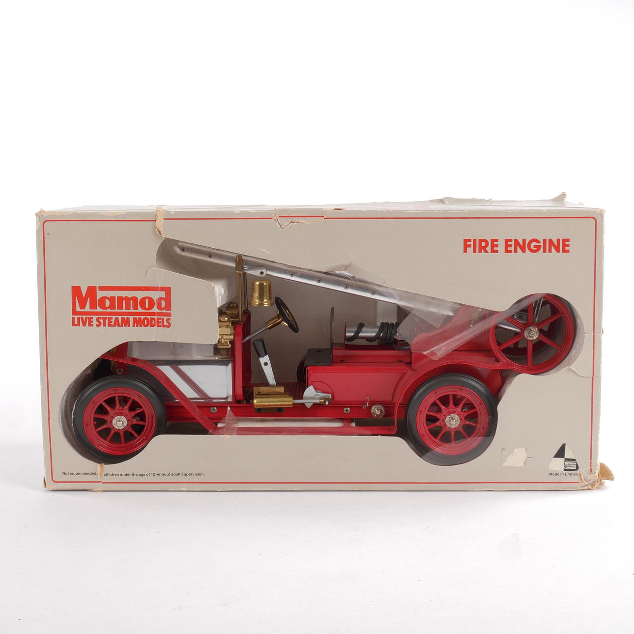 STEAM ENGINE, in the form of a fire truck, Mamod Live Steam Fire