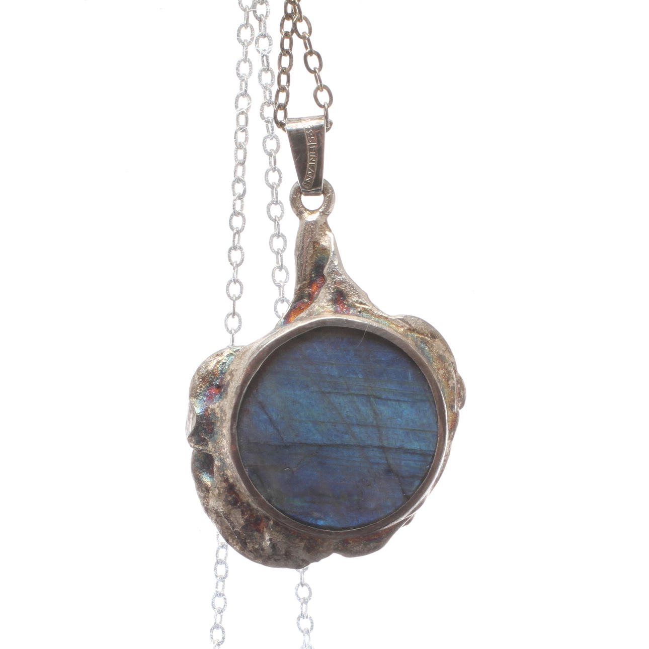 HÄNGE, silver, Kultaseppa Salovaara Ky, Finland samt KEDJA, silver, 1900-tal.