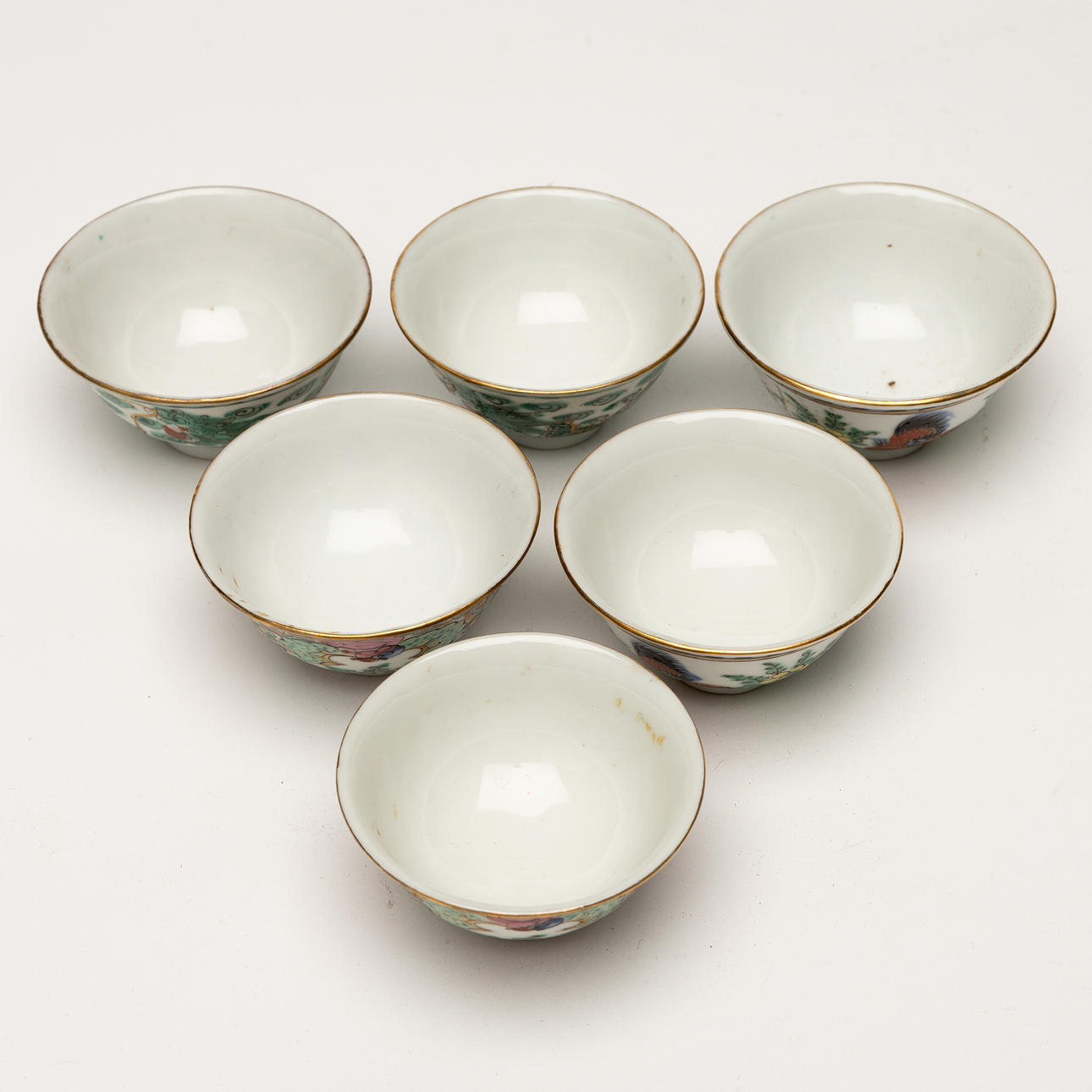 KOPPAR, 6 st, Kina, 1900-talets mitt.