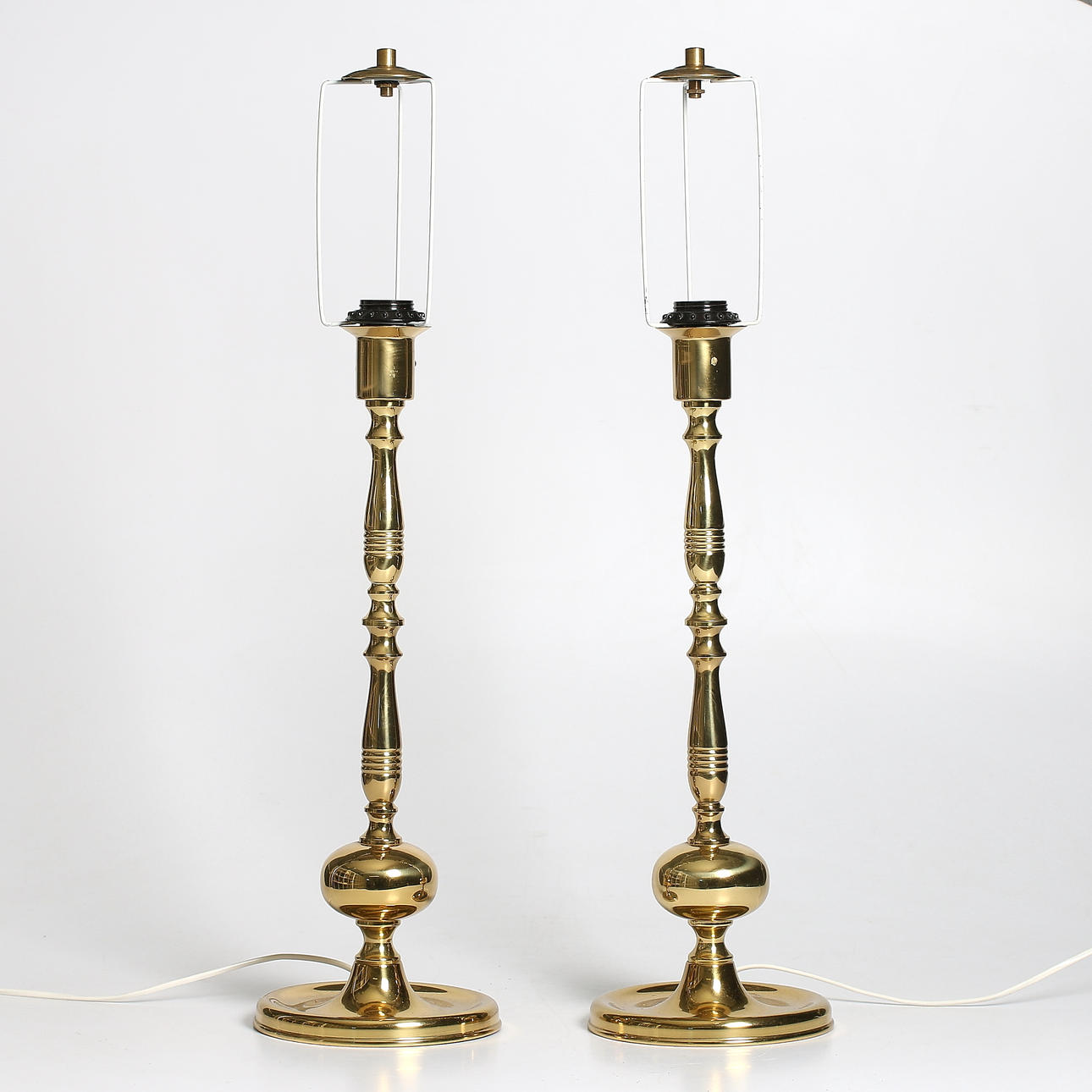 BORDSLAMPOR, ett par, "Nafa", 1900-talets andra hälft.