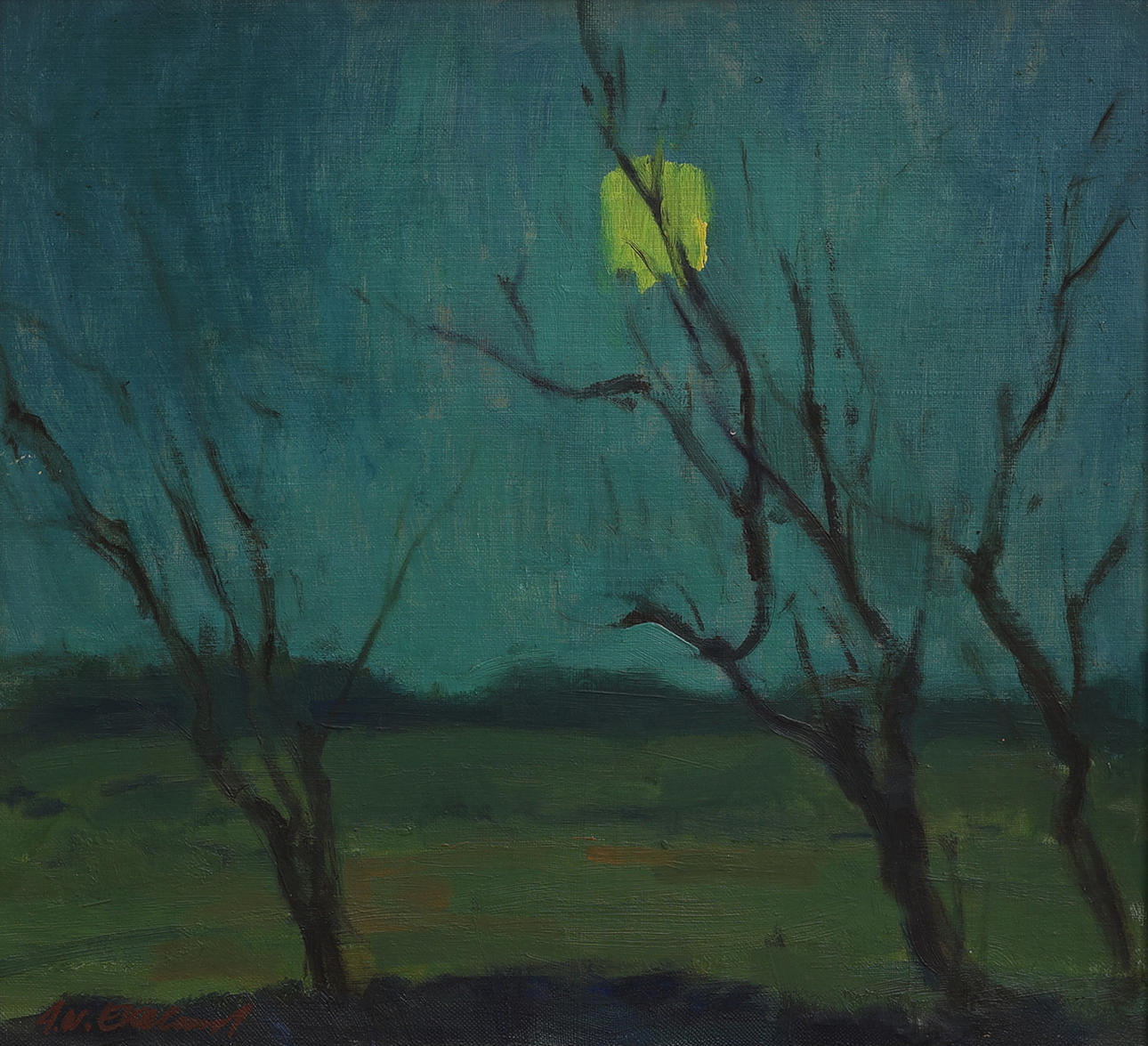 AXEL WERNER EKELUND (1919-89). “DEAD TREES”.