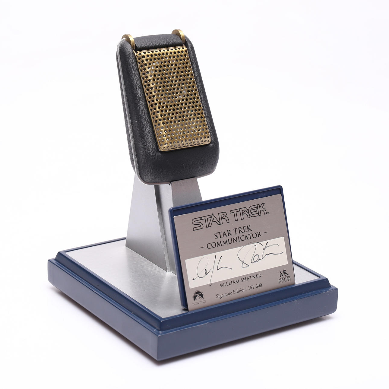 WILLIAM SHATNER, Master Replicas Star Trek Communicator Limited Edition, 2003.