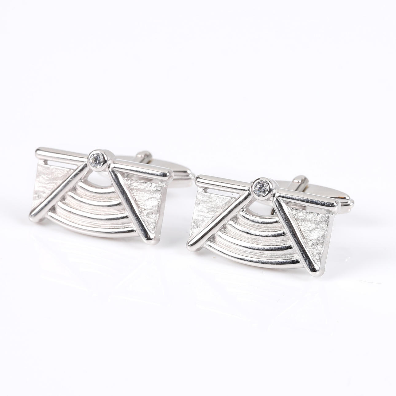 STERLING SILVER CUFFLINKS.