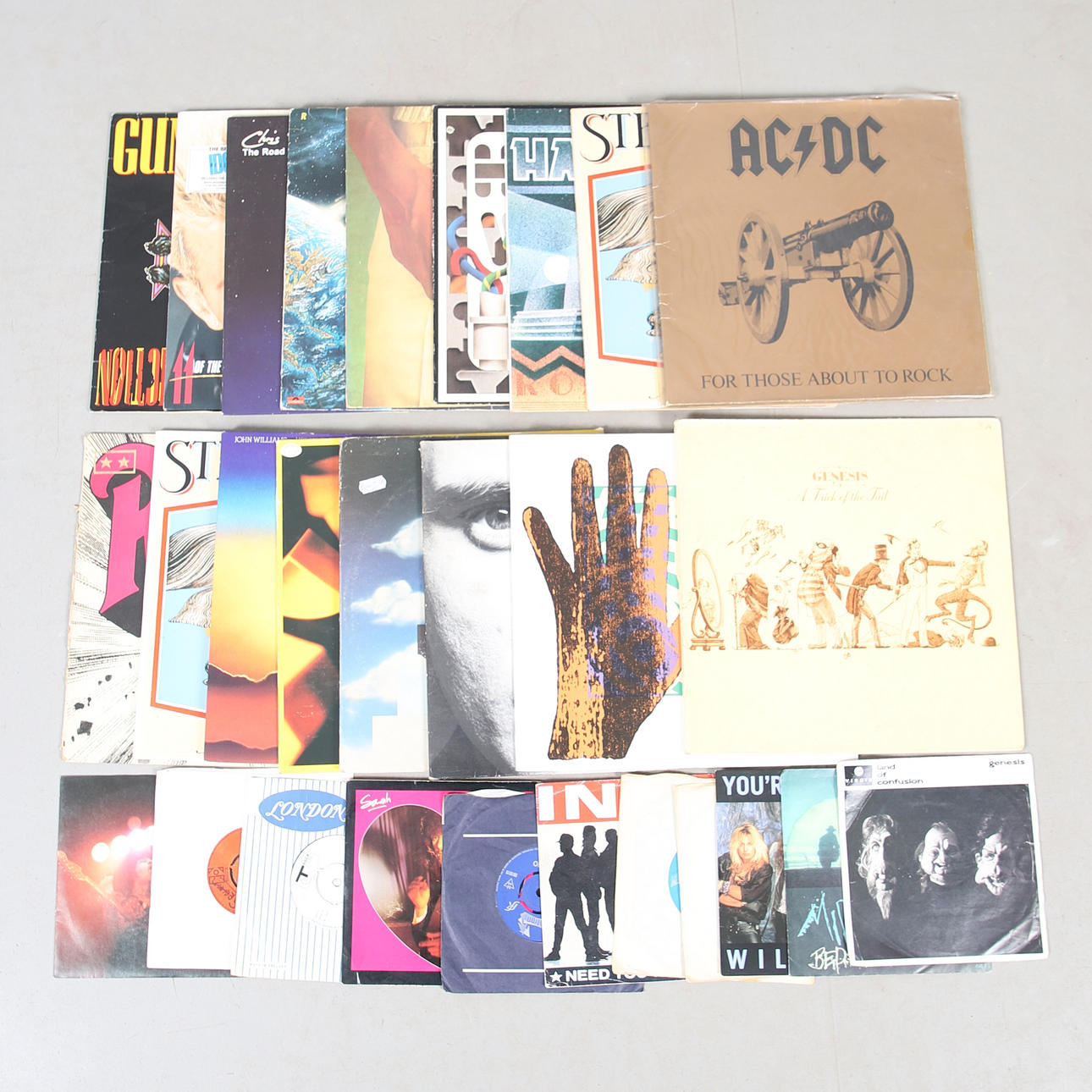 A COLLECTION OF ROCK AND PROG ROCK VINYL RECORDS. Collectables - Audio ...