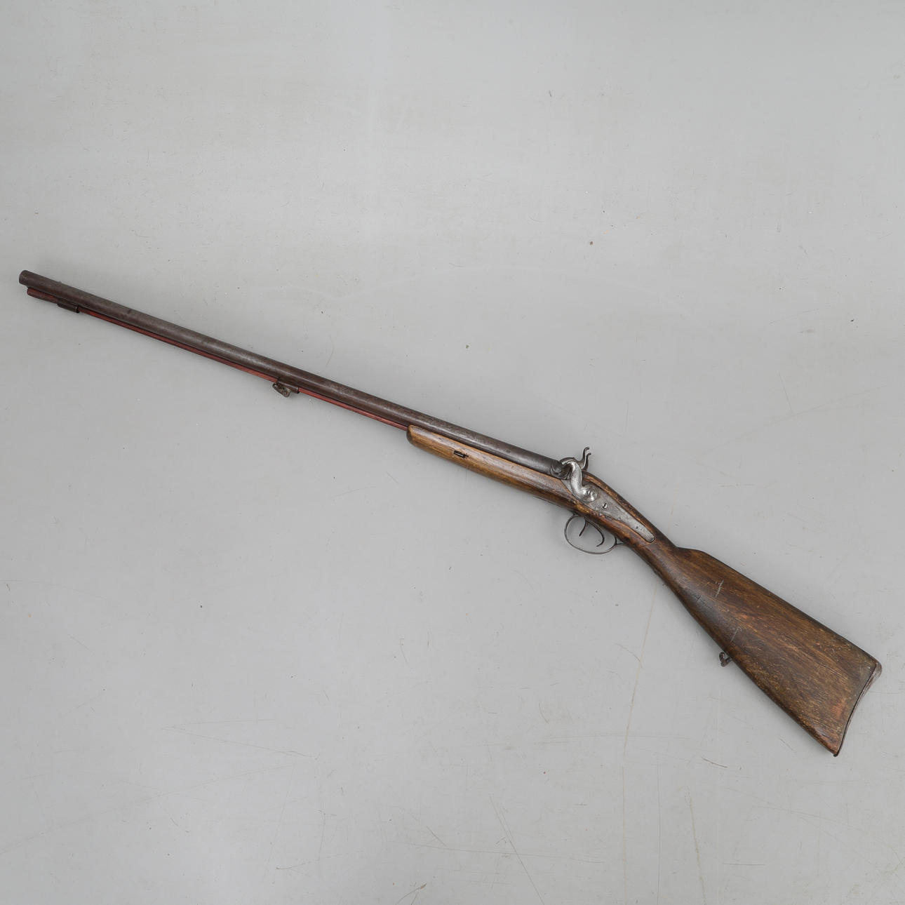A double barreled slingshot rifle, 19th century. Weapons & Militaria ...