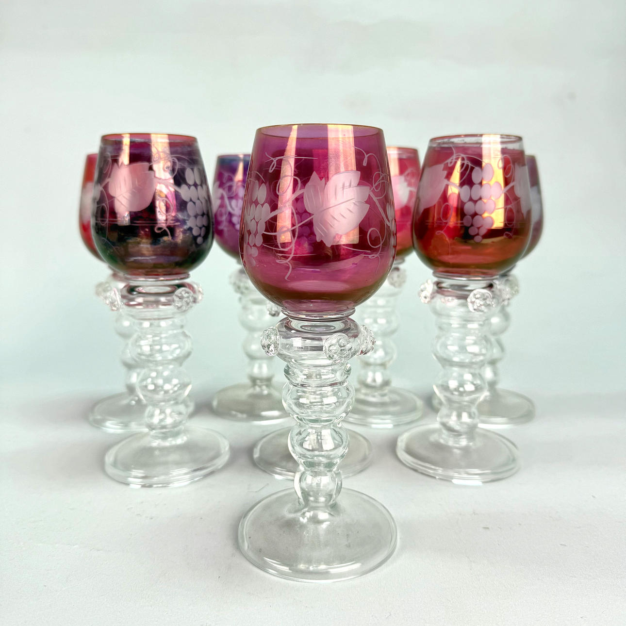 REMMARE 8 st, glas, 1900-tal.