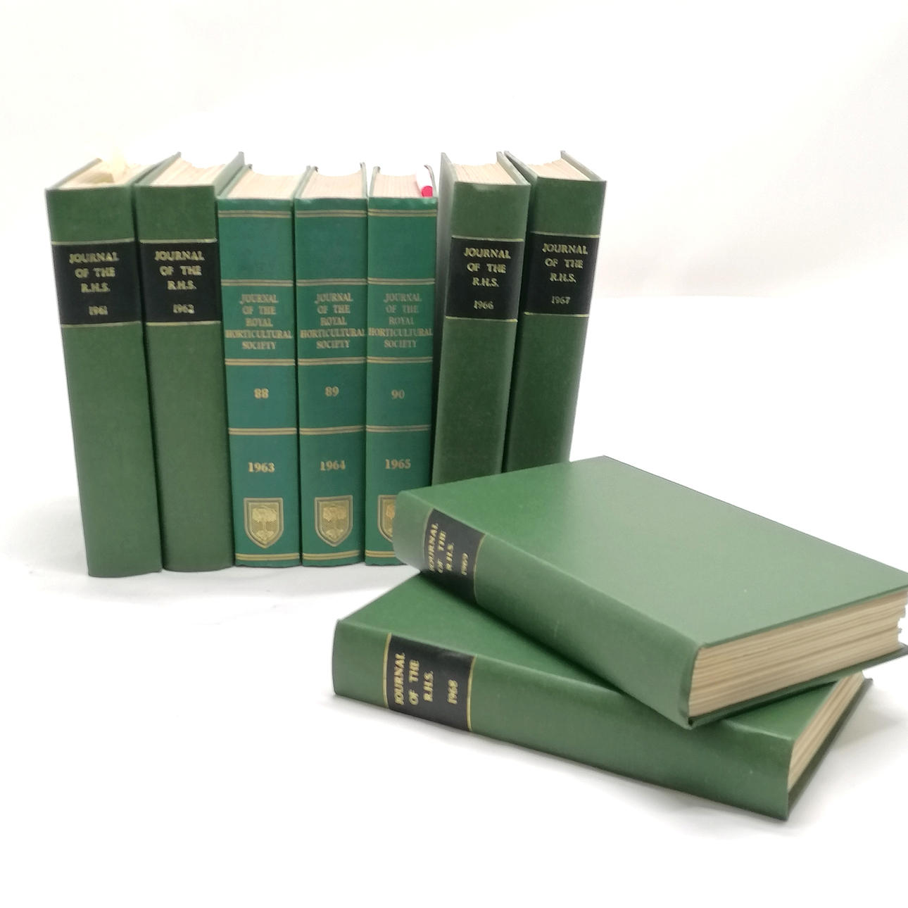 9 x 1961-69 ROYAL HORTICULTURAL SOCIETY JOURNALS #86-94. Books, Maps ...
