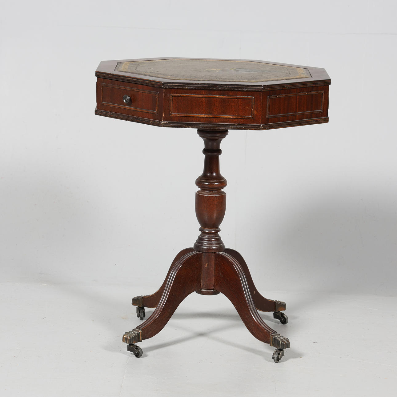 A 20th century English style carousel table.