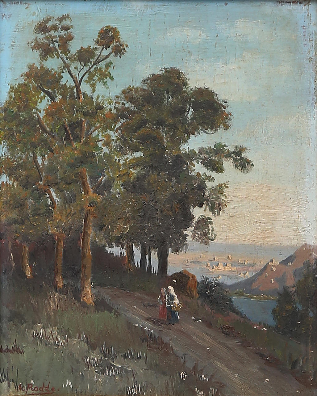 CARL GUSTAV RODDE. Lively landscape.