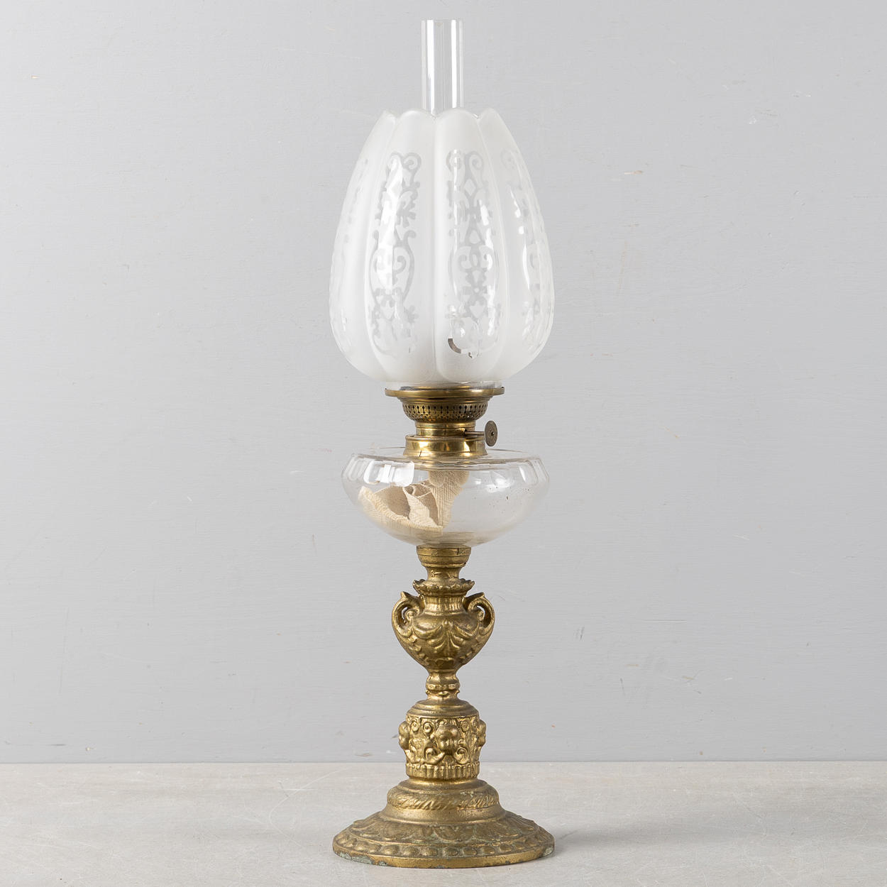 FOTOGENE TISCHLAMPE, um 1900.