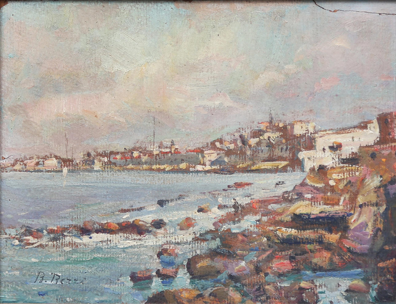 BARTOLOMEO BEZZI. Seaside view.