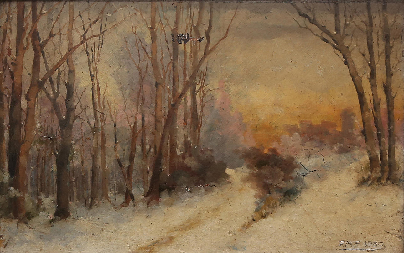 PROBABLY FRENCH SCHOOL, CIRCA 1930. Woods.