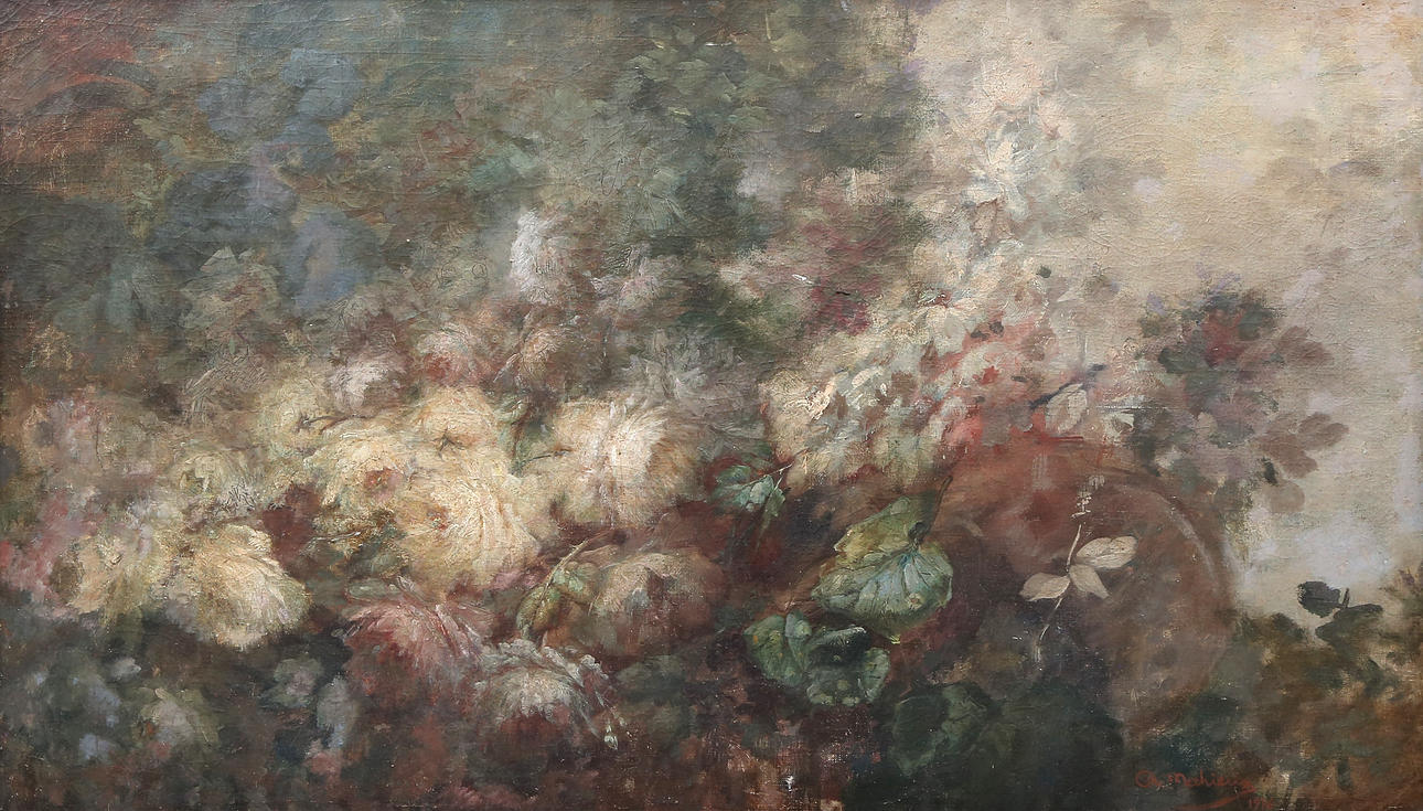 ALFREDO MAHIEUX. Flowers.