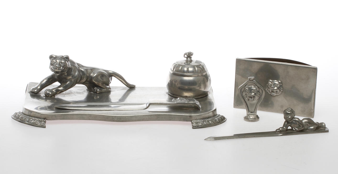 BORDSUPPSATS, 5 delar, tenn. 1900-talets första hälft.