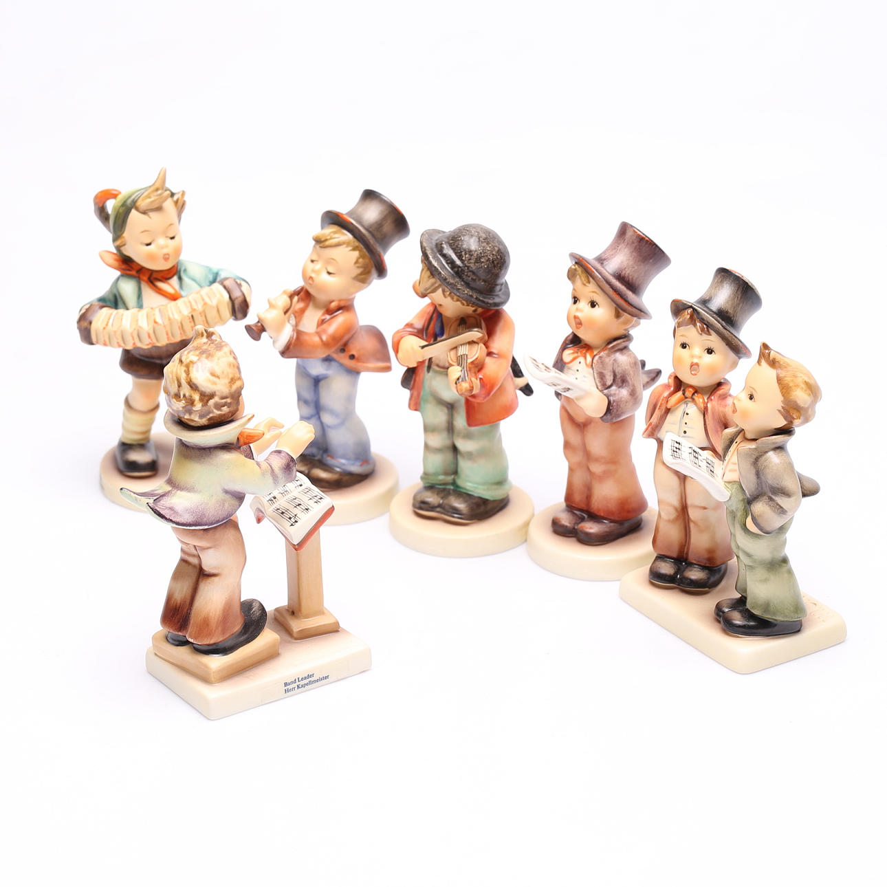 6 MJ Hummel figurines, Goebel.