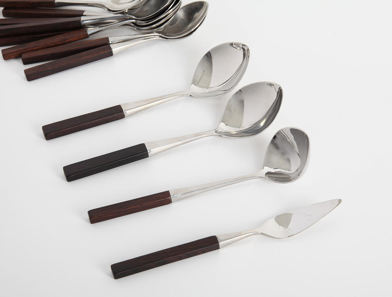 TIAS ECKHOFF. 1926-2016. An “Opus” cutlery set, Lundtofte, Denmark