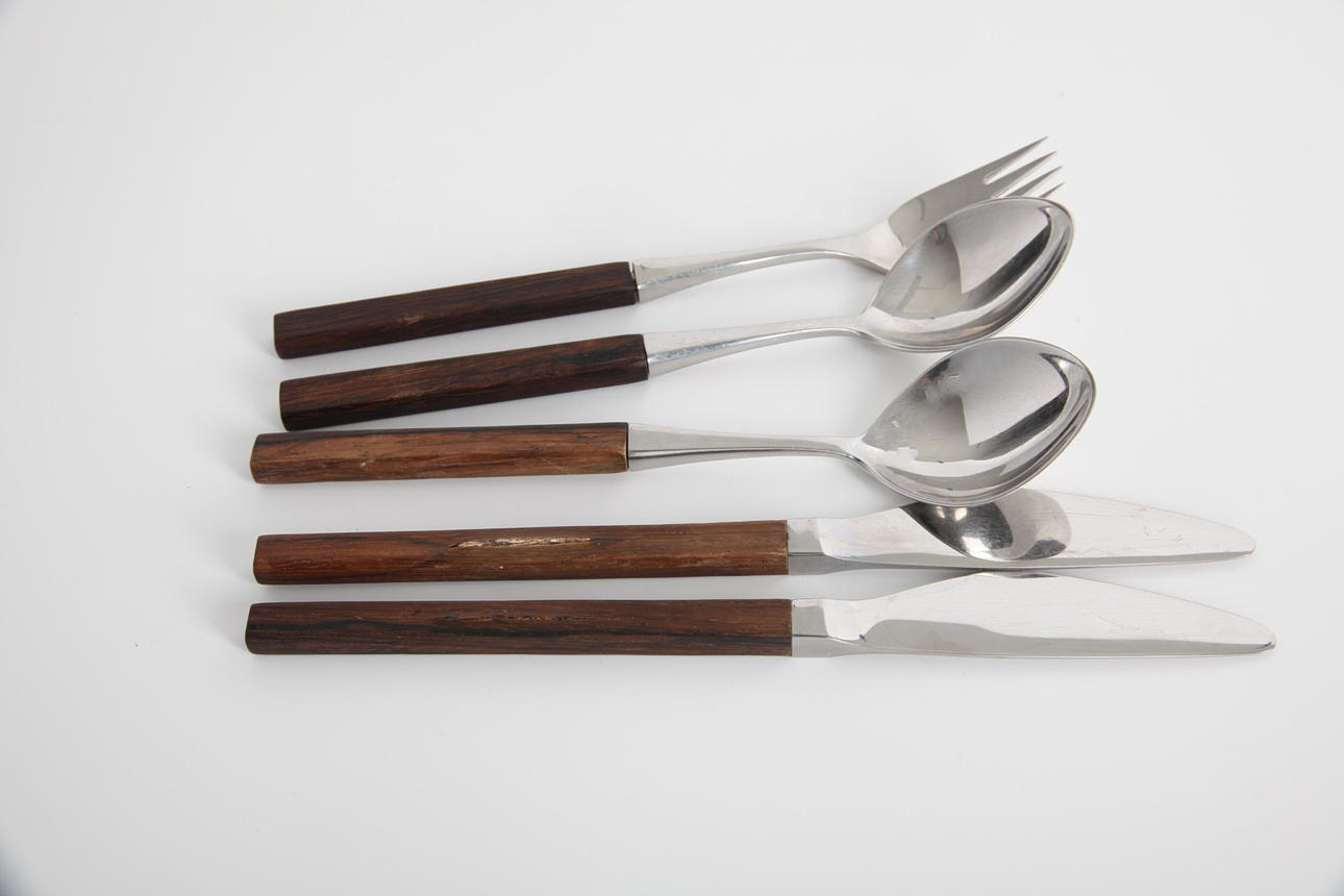 TIAS ECKHOFF. 1926-2016. An “Opus” cutlery set, Lundtofte, Denmark