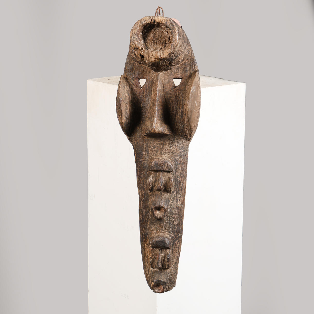 A KRAN BEAK MASK, LIBERIA.