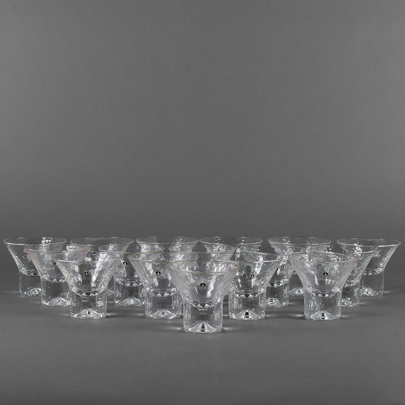 GLAS 16 stycken, Pukeberg, Rustika. Glas - Övrigt - Auctionet