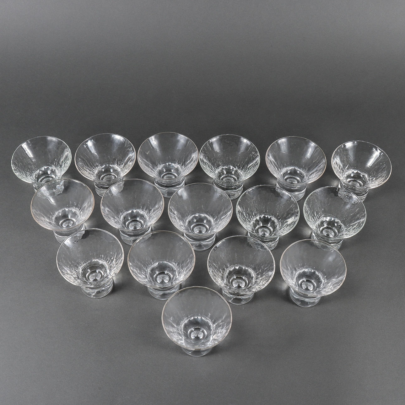 GLAS 16 stycken, Pukeberg, Rustika. Glas - Övrigt - Auctionet