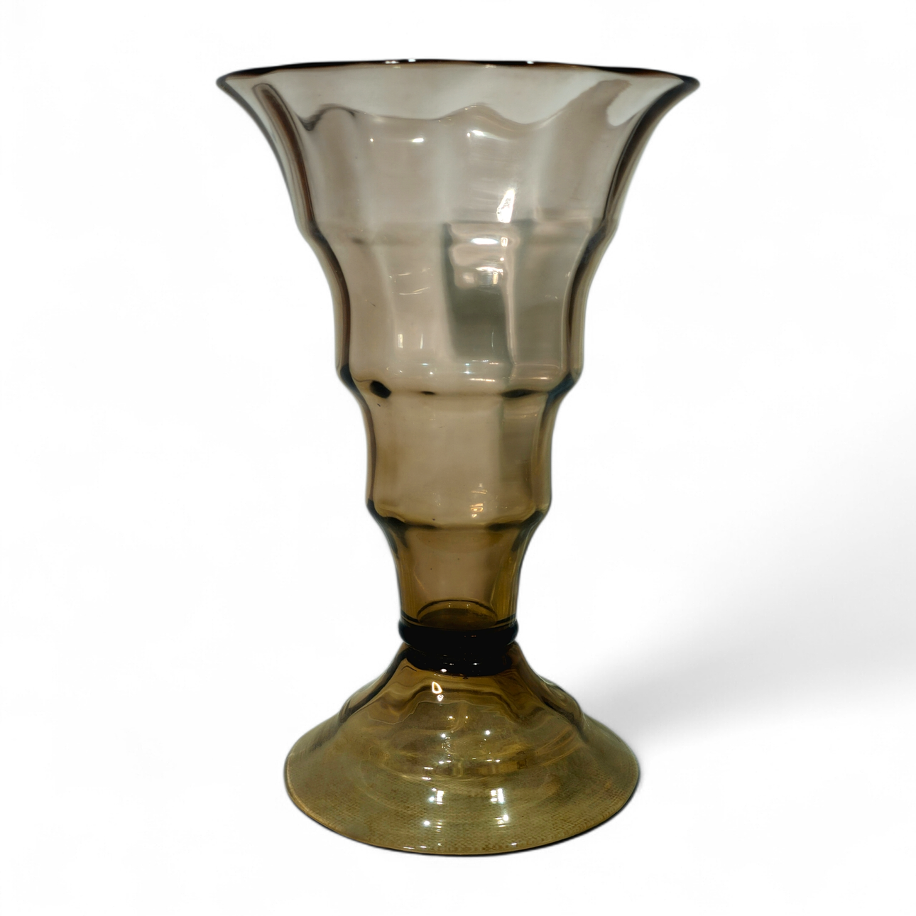 Mallorcan blown glass vase.