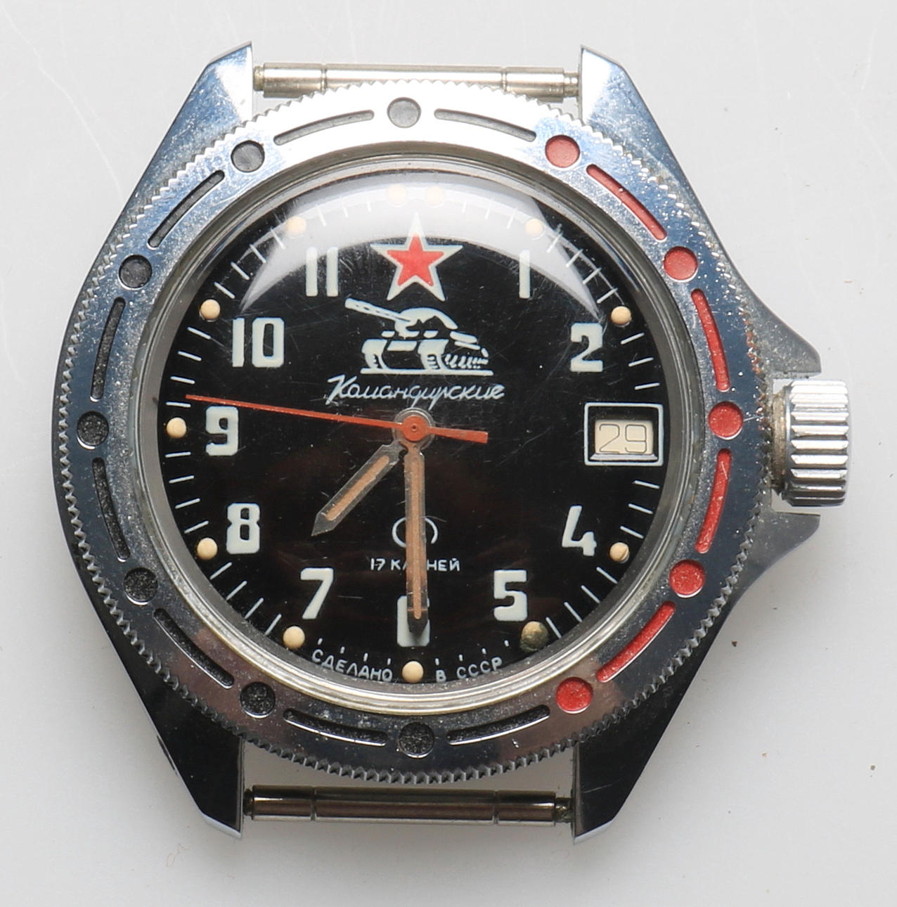 HERRARMBANDSUR, mekaniskt, rysk, kring 1980.